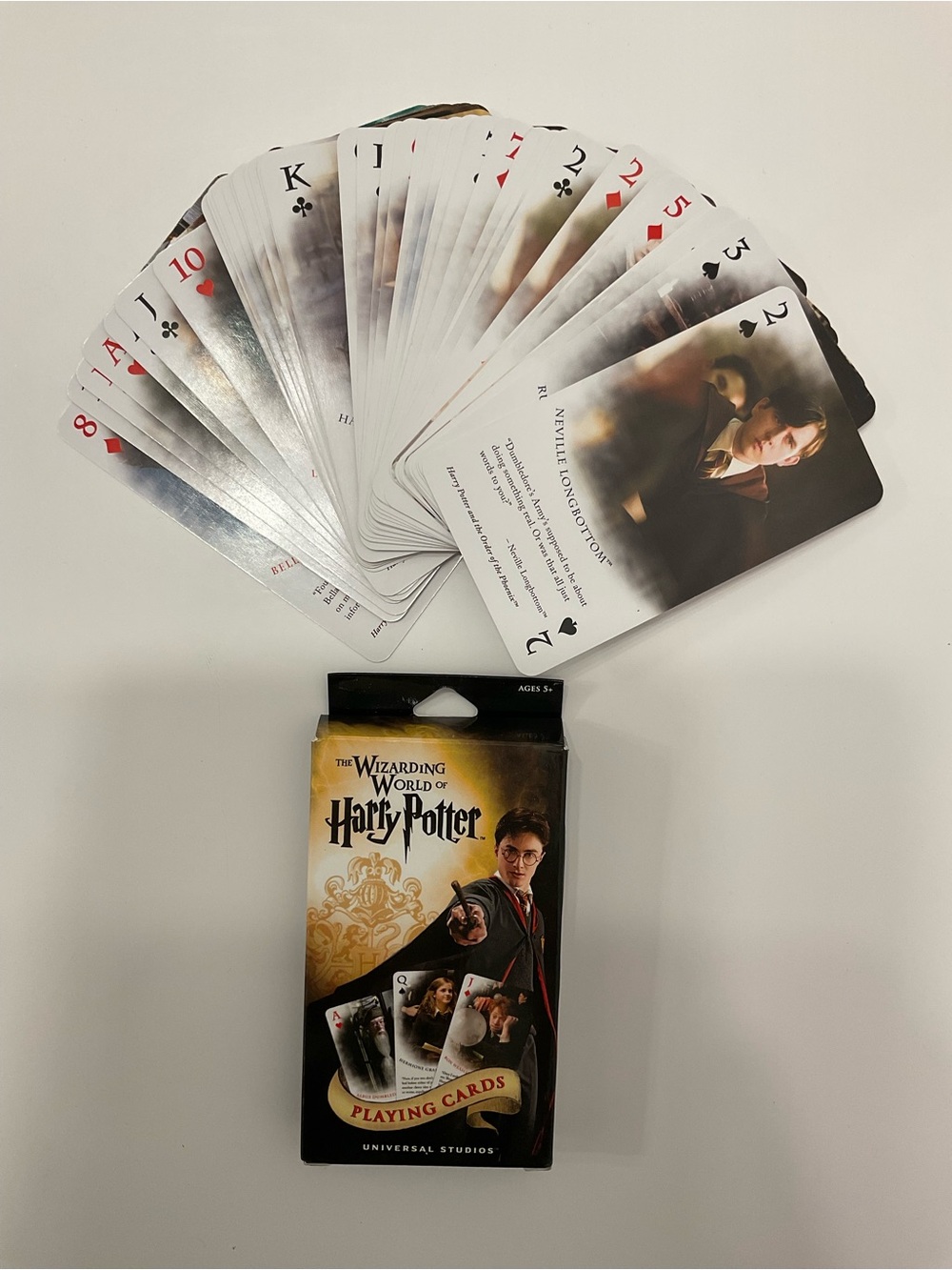Universal Studio Harry Potter Playing Cards